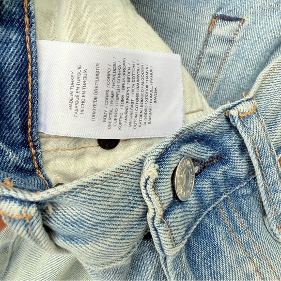 Polo RALPH LAUREN Size 26 Stone Wash Denim Phinley Pencil SKIRT - Picture 7 of 9